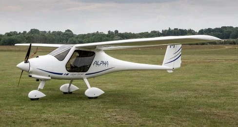 (25) Aérodrome Besançon-Thise avion ultra leger ALPHA TRAINER