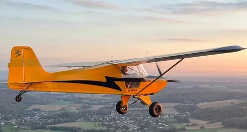 (68) Aérodrome de Mulhouse-Habsheim avion ultra leger TETRAS