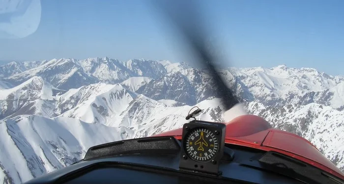 Aérodrome de Nancy-Essey survol sommet enneige