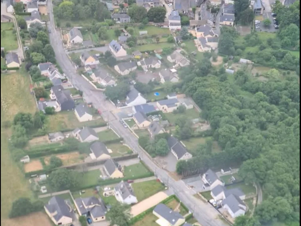 Base ULM d’Héric vue du ciel