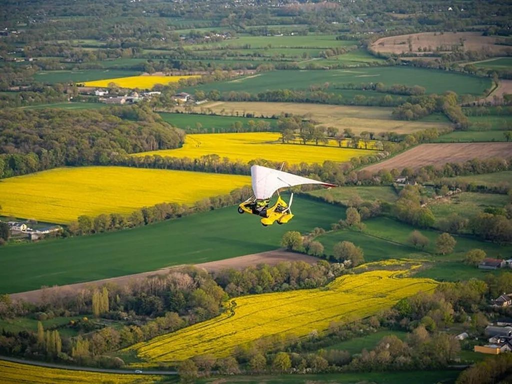 Base ULM d’Héric vue du ciel