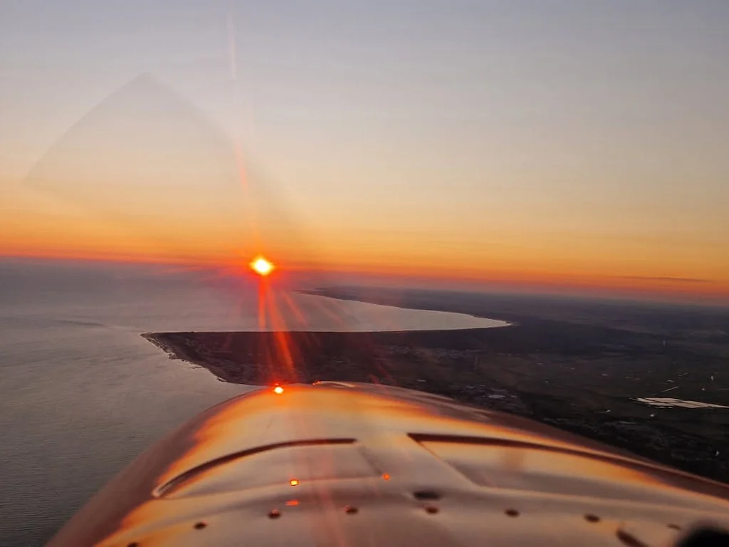  Aérodrome La Tranche-sur-Mer coucher soleil