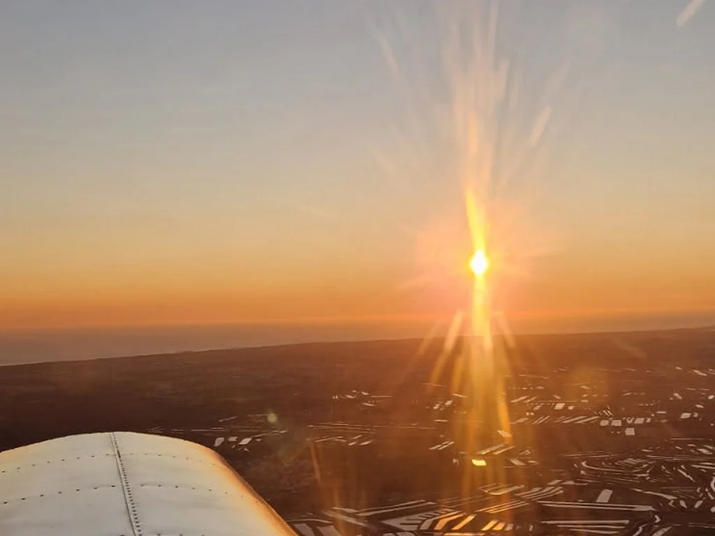 Aérodrome La Tranche-sur-Mer coucher soleil 1