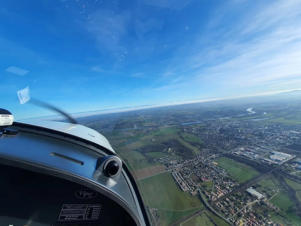  Aérodrome Frontenas Villefranche/Tarare vue du ciel