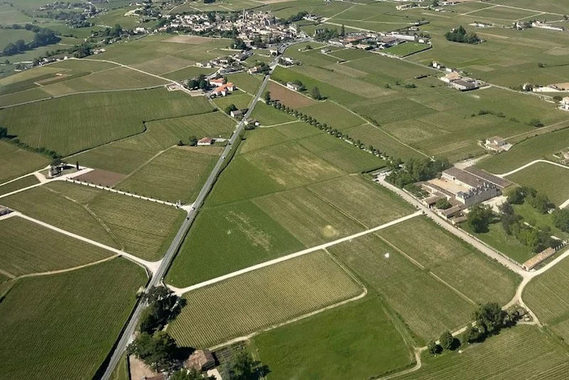 Aérodrome de Libourne - Artigues-de-Lussac vue du ciel