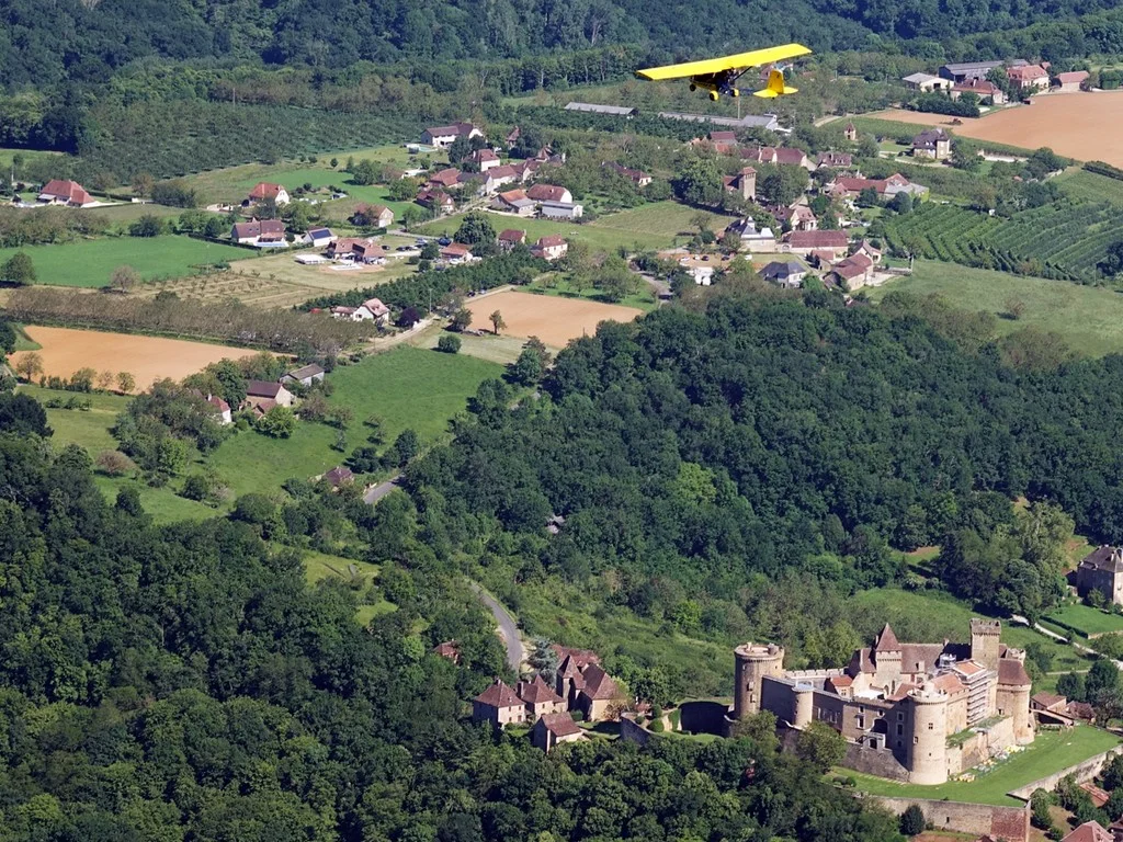 Aérodrome de Figeac Livernon moto du ciel
