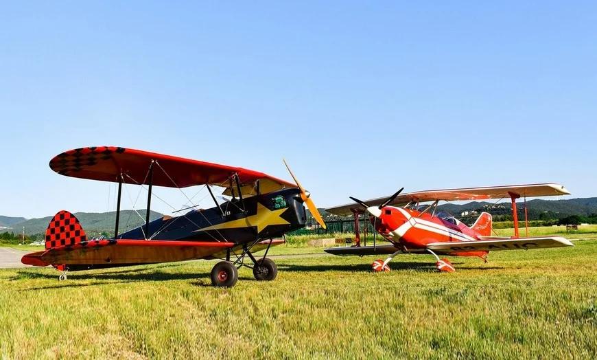 Aérodrome de Cuers STAMP SV4-RS et FK12-cOMET