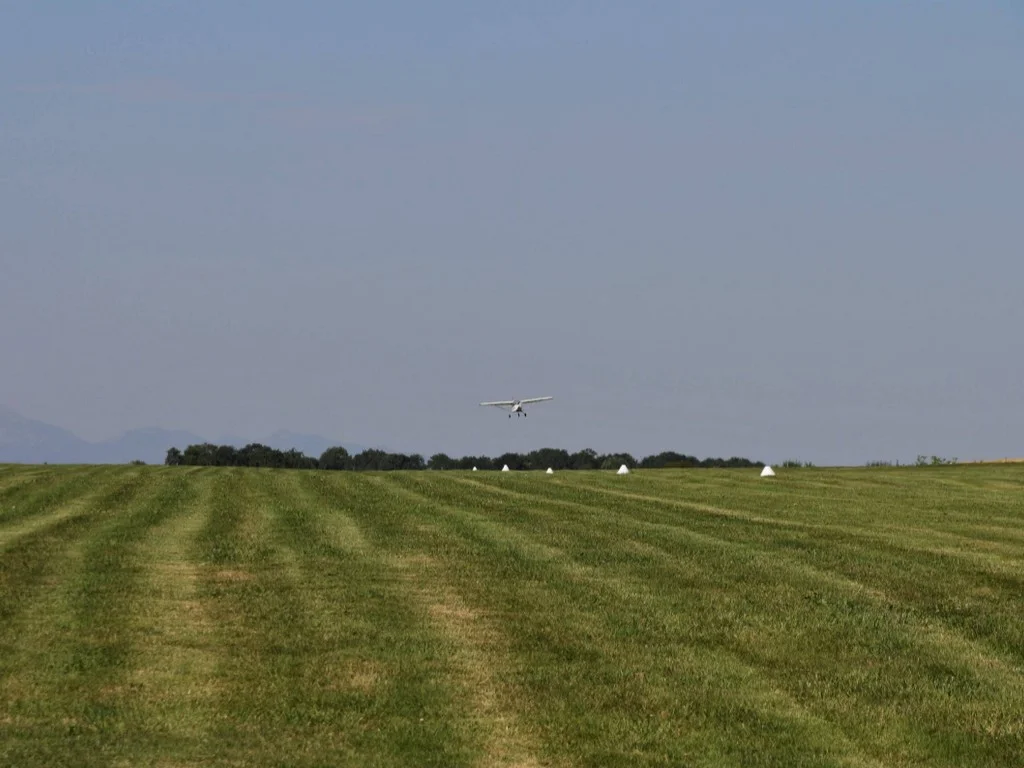 Aérodrome de Luquet atterissage